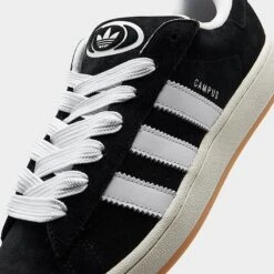 Men's Adidas Originals Campus 00s Casual Shoes Black/White/Off White - HQ8708 001 -Stealth Fit Shop HQ8708 001 P3