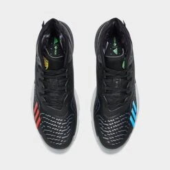 Adidas D.O.N Issue #4 Basketball Shoes Black/Carbon/Grey - HR0714 001 -Stealth Fit Shop HR0714 001 P5