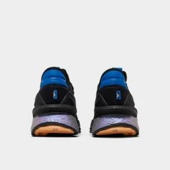 Men's Adidas X_PLRBOOST Casual Shoes Core Black/Bright Royal/Acid Orange - ID9598 001 -Stealth Fit Shop ID9598 001 P4