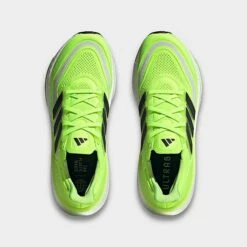 Men's Adidas Ultraboost Light Running Shoes Lucid Lemon/Black/Crystal White - IE1767 023 -Stealth Fit Shop IE1767 023 P5