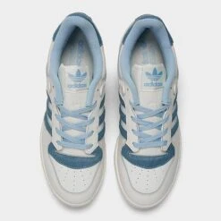 Men's Adidas Originals Rivalry Low 86 Casual Shoes Off White/Clear Sky/Orbit Grey - IE7137 100 -Stealth Fit Shop IE7137 100 P5