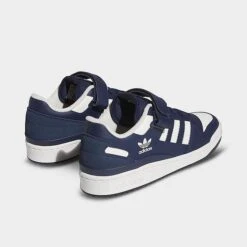 Men's Adidas Originals Forum Low Casual Shoes Night Indigo/Cloud White/Crew Yellow - IE7172 100 -Stealth Fit Shop IE7172 100 P4