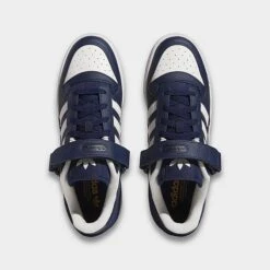 Men's Adidas Originals Forum Low Casual Shoes Night Indigo/Cloud White/Crew Yellow - IE7172 100 -Stealth Fit Shop IE7172 100 P5