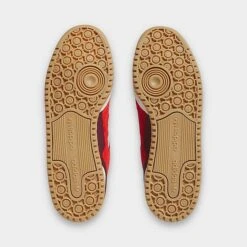 Men's Adidas Originals Forum Low Casual Shoes Red/Off White/Gum - IE7176 100 -Stealth Fit Shop IE7176 100 P6