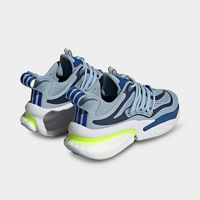 Men's Adidas AlphaBoost V1 Running Shoes Wonder Blue/Lucid Lemon/Team Royal Blue - IE9701 538 6 Men's Adidas AlphaBoost V1 Running Shoes Wonder Blue/Lucid Lemon/Team Royal Blue - IE9701 538 - Image 4