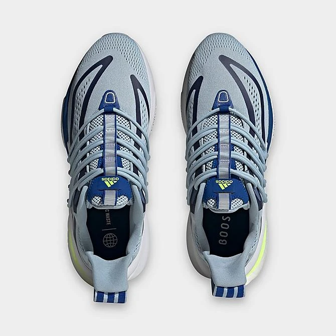 Men's Adidas AlphaBoost V1 Running Shoes Wonder Blue/Lucid Lemon/Team Royal Blue - IE9701 538 7 Men's Adidas AlphaBoost V1 Running Shoes Wonder Blue/Lucid Lemon/Team Royal Blue - IE9701 538 - Image 5