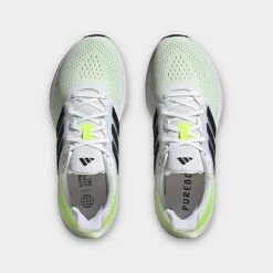 Men's Adidas Pureboost 23 Running Shoes White/Black/Lucid Lemon - IF2379 001 -Stealth Fit Shop IF2379 001 P6