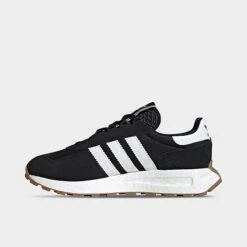Men's Adidas Originals Retropy E5 Casual Shoes Black/White/Gum - IF2883 001