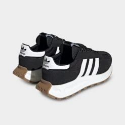 Men's Adidas Originals Retropy E5 Casual Shoes Black/White/Gum - IF2883 001 11 Men's Adidas Originals Retropy E5 Casual Shoes Black/White/Gum - IF2883 001 -Stealth Fit Shop IF2883 001 P4