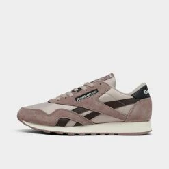 Men's Reebok Classic Nylon Casual Shoes Modern Beige/Dark Brown/Vintage Chalk - IF3351 269