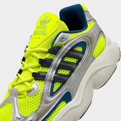 Men's Adidas Originals Ozmillen Casual Shoes Solar Yellow/Silver Metallic/Core Black - IF4014 730 -Stealth Fit Shop IF4014 730 P3