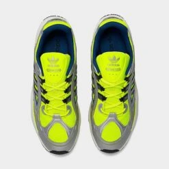 Men's Adidas Originals Ozmillen Casual Shoes Solar Yellow/Silver Metallic/Core Black - IF4014 730 -Stealth Fit Shop IF4014 730 P5