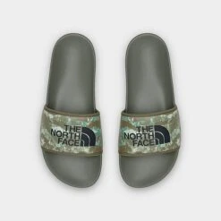 Men's The North Face Base Camp III Slide Sandals Military Olive Camo Print/TNF Black - NF0A4T2R 301 -Stealth Fit Shop NF0A4T2R 301 P3